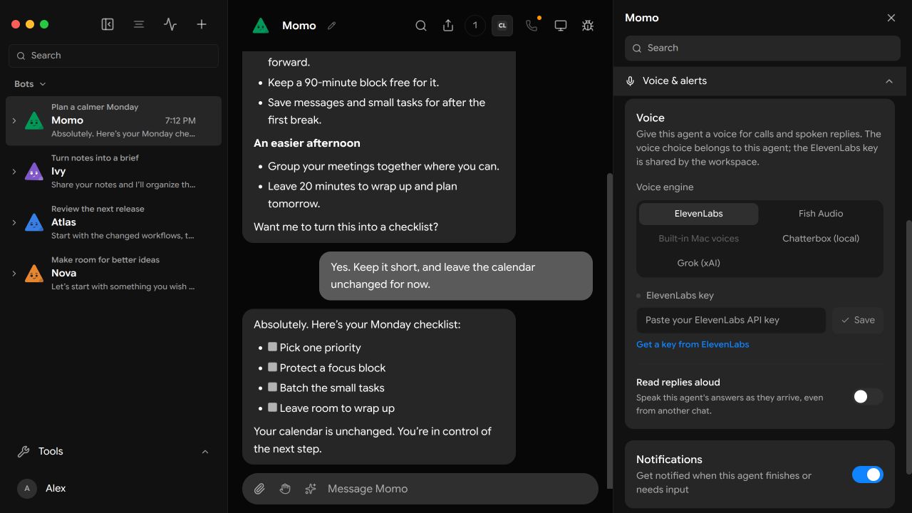 GlinkBot: Talk, don’t just type